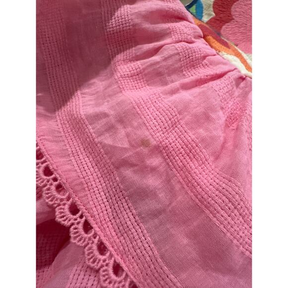 Anthropologie Plenty by Tracy Reese Embroidered Babydoll Blouse Large - Picture 12 of 13